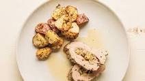Apple Stuffed Pork Loin with Applejack Sauce Apple Stuffed Pork Loin with Applejack Sauce