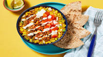 Double Sauced Turkey Street Cart Bowls with Yellow Rice Double Sauced Turkey Street Cart Bowls with Yellow Rice