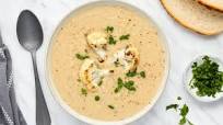 Roasted Cauliflower White Bean Soup Recipe Roasted Cauliflower White Bean Soup Recipe