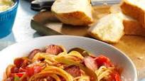 Spaghetti with Sausage and Peppers Spaghetti with Sausage and Peppers