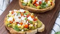 Southwestern Guacamole Toast Recipe Southwestern Guacamole Toast Recipe