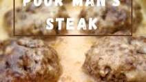 Amish Poor Man's Steak Recipe Amish Poor Man's Steak Recipe