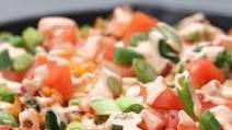Korean-Style Pork Belly Nachos Recipe by Tasty Korean-Style Pork Belly Nachos Recipe by Tasty