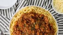 Spaghetti with Meat Sauce Spaghetti with Meat Sauce