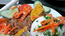 Broken Rice Recipe with Grilled Pork Chop Broken Rice Recipe with Grilled Pork Chop