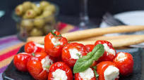 Cream Cheese & Ricotta Stuffed Piquante Peppers Cream Cheese & Ricotta Stuffed Piquante Peppers