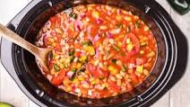 Slow Cooker Vegtarian Chili Slow Cooker Vegtarian Chili