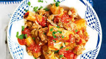 Rigatoni with quick pork ragu Rigatoni with quick pork ragu