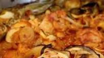 Roasted Chicken with Okra: Kota me Bamies Roasted Chicken with Okra: Kota me Bamies