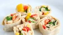 Hummus Pinwheels Hummus Pinwheels