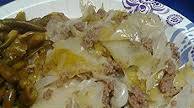 Cabbage and ground beef Cabbage and ground beef