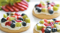 Sugar Cookie Fruit Pizzas Sugar Cookie Fruit Pizzas