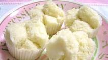 White Steamed Sponge Cake, Milk Flavor White Steamed Sponge Cake, Milk Flavor
