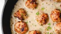 Chicken Meatballs in Creamy Mushroom Sauce (AIP, paleo, Whole30) Chicken Meatballs in Creamy Mushroom Sauce (AIP, paleo, Whole30)