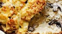 Potato and mushroom bake Potato and mushroom bake