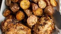 Rosemary Baked Chicken with Potatoes Rosemary Baked Chicken with Potatoes