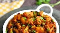 Aloo Gobi Matar | Potato Cauliflower Peas Curry