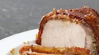 Bacon Wrapped Pork Loin With Marmalade Brown Sugar Glaze Bacon Wrapped Pork Loin With Marmalade Brown Sugar Glaze