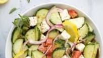 Cucumber Tomato Feta Salad Cucumber Tomato Feta Salad