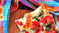 FOCACCIA MESSINESE, dosi per una teglia da forno di dimensioni standard FOCACCIA MESSINESE, dosi per una teglia da forno di dimensioni standard