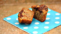 Banana Nutella Muffins Banana Nutella Muffins