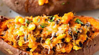 Chorizo Enchilada Stuffed Sweet Potatoes Chorizo Enchilada Stuffed Sweet Potatoes