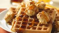 Baked Chicken Nuggets and Waffles Baked Chicken Nuggets and Waffles