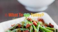 Braised green bean with bean thread noodle Braised green bean with bean thread noodle