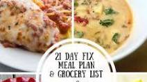 Meal Plan & Grocery List {49} No Stress Meals | 21 Day Fix Meal Plan & Grocery List {49} No Stress Meals | 21 Day Fix