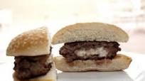 Inside-Out Goat Cheese Goat Burgers Inside-Out Goat Cheese Goat Burgers