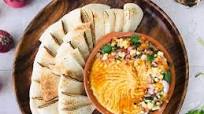 Roasted Hummus with Pineapple Zucchini Salsa Roasted Hummus with Pineapple Zucchini Salsa