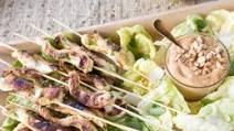 Chicken Satay with Peanut Sauce Chicken Satay with Peanut Sauce