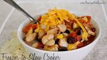 Freezer-to-Slow Cooker Chicken Chili Freezer-to-Slow Cooker Chicken Chili