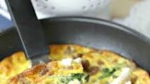 Sausage, Spinach & Feta Frittata Sausage, Spinach & Feta Frittata