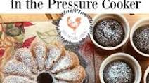 Chocolate Chip Brownie Cake and Mini Brownie Bites in the Pressure Cooker Chocolate Chip Brownie Cake and Mini Brownie Bites in the Pressure Cooker