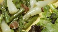 Ramps, asparagus and ham Recipe Ramps, asparagus and ham Recipe