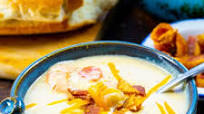 Creamy Potato Soup with Shrimp Creamy Potato Soup with Shrimp