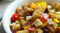 Easy Greek Panzanella Recipe Easy Greek Panzanella Recipe