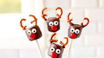 Chocolate Covered Marshmallow Reindeer Chocolate Covered Marshmallow Reindeer
