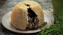 Lamb and kidney suet pudding with rosemary Lamb and kidney suet pudding with rosemary