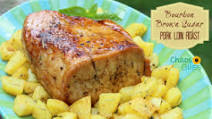 Bourbon Brown Sugar Pork Loin Roast | Slow Cooker Recipe Bourbon Brown Sugar Pork Loin Roast | Slow Cooker Recipe