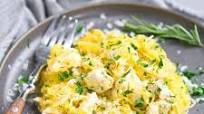 Parmesan Herb Spaghetti Squash with Chicken Parmesan Herb Spaghetti Squash with Chicken