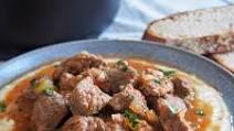 Turkish lamb stew with eggplant, Hunkar begendi Turkish lamb stew with eggplant, Hunkar begendi