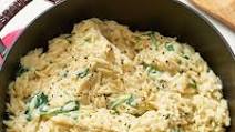 Creamy Spinach Parmesan Orzo Creamy Spinach Parmesan Orzo