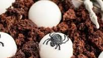 Halloween Spider Egg Domes Dessert Halloween Spider Egg Domes Dessert
