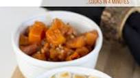 Pressure Cooker CANDIED SWEET POTATOES...cooks in 4 minutes!