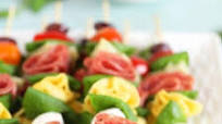 Easy Antipasto Skewers Easy Antipasto Skewers