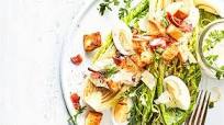 Caesar salad with grilled romaine lettuce Caesar salad with grilled romaine lettuce