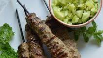 Grilled Lamb Kebabs with Cucumber Herb Relish (AIP, SCD) Grilled Lamb Kebabs with Cucumber Herb Relish (AIP, SCD)