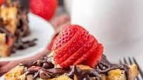 Chocolate Covered Strawberry Bread Pudding Chocolate Covered Strawberry Bread Pudding